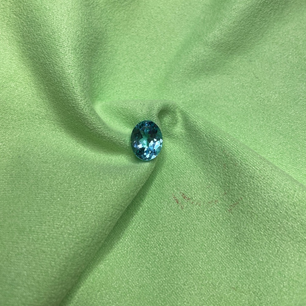 3.35 Carat Faceted Blue Topaz